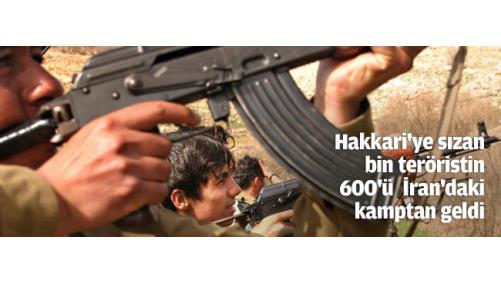 Teslim olan PKK'ldan arpc fade: Hakkari'ye szan bin terristin 600' ran'daki kamptan geldi